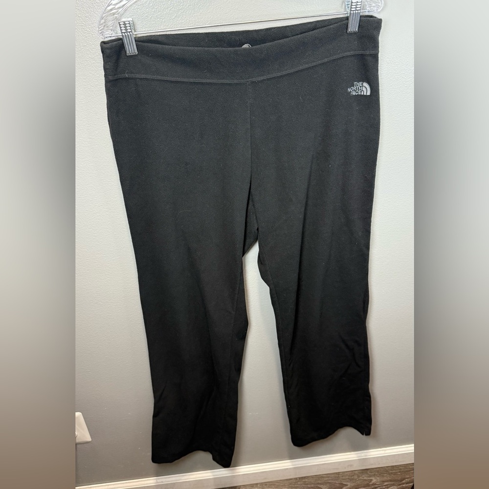 The‎ North Face Women's TKA 100 Fleece Cozy Black Pants Size Large